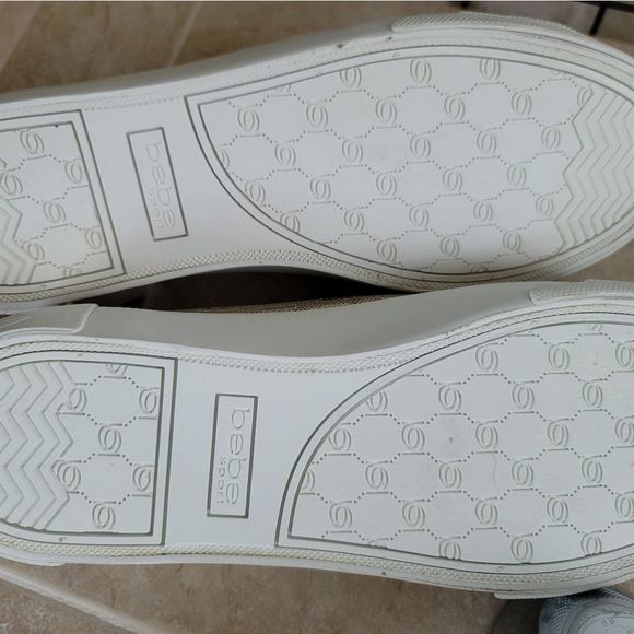 Bebe Sport Gold Metallic Sneakers - Picture 6 of 6